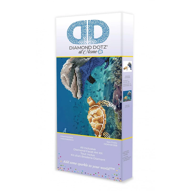 Diamond Dotz® at Home Intermediate Sea Frolic Diamond Painting Kit