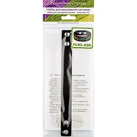 Wonderland Crafts Red & Green Artificial Leather Cross Stitch Bracelet Kit