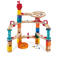 Hape Quadrilla Wooden Marble Run Construction Castle Escape Set