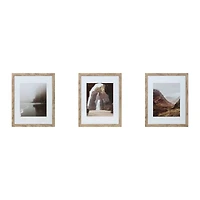 3 Pack Gallery™ Honey Frame with Mat by Studio Décor®