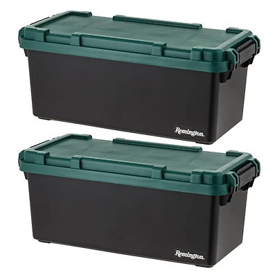 Iris® Remington 60 Qt. Black, Heavy Duty Trailbox, 2 Ct