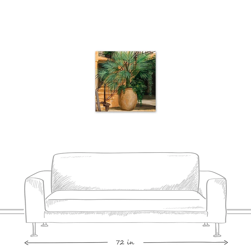 Potted Plant 24" x 24" Canvas Wall Art