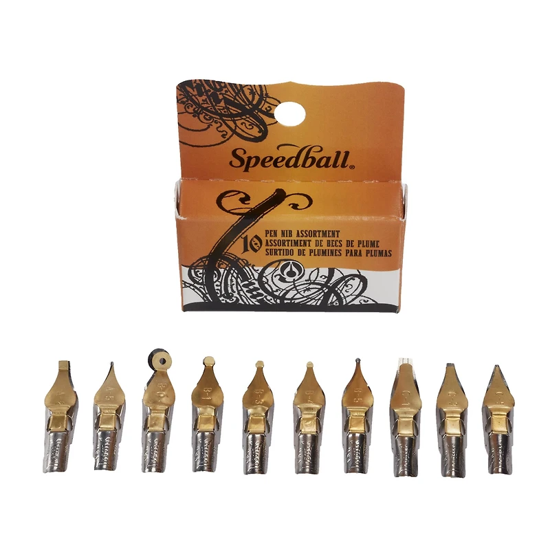 Speedball® 10 Pen Nib Assortment Set