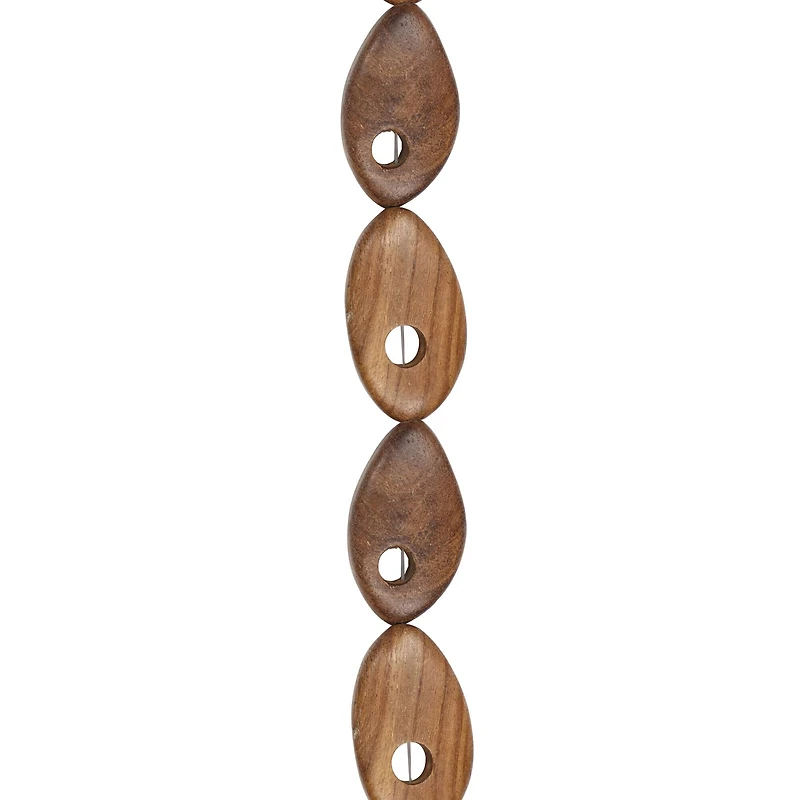 12 Packs: 4 ct. (48 total) Brown Wood Teardrop Beads by Bead Landing®