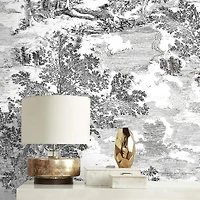Surface Style Serene Scenes Toile Peel & Stick Wallpaper