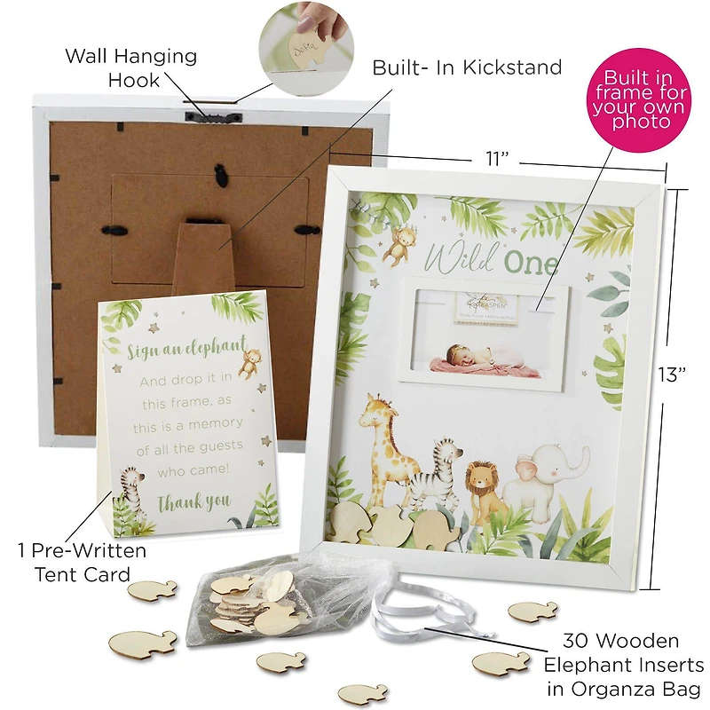 Kate Aspen Safari Baby Shower Guest Book Alternative