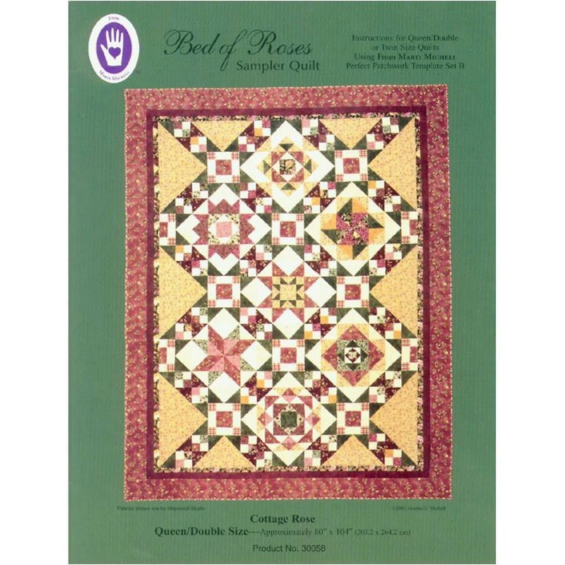 Marti Michell Bed of Roses Sampler Quilt Pattern