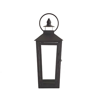 12.2" Black Metal Lantern by Ashland®