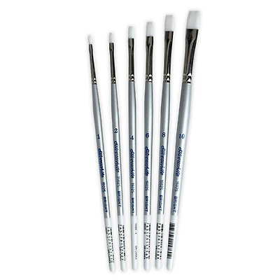 Silver Brush Limited Silverwhite® Brights Brush Set