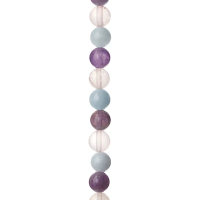 Pink, Lavender & Blue Mixed Round Beads by Bead Landing™, 8mm