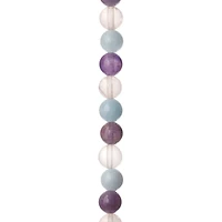 Pink, Lavender & Blue Mixed Round Beads by Bead Landing™, 8mm