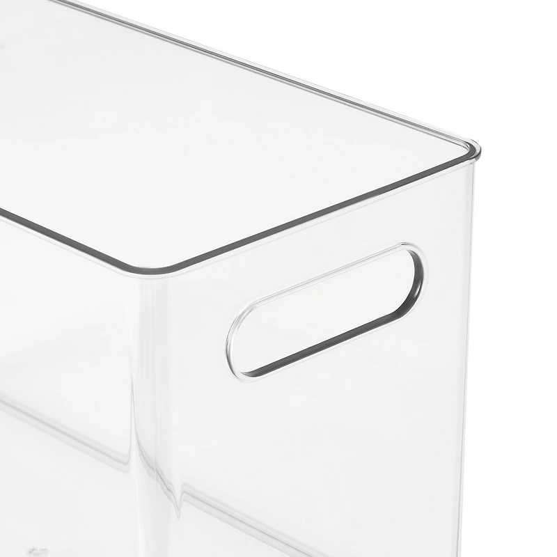 13" x 6.5" Clear Storage Bin with Handles by Simply Tidy™
