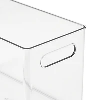 13" x 6.5" Clear Storage Bin with Handles by Simply Tidy™