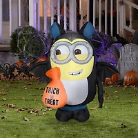Airblown® 3.5ft. Inflatable Dave in Bat Costume Halloween Decoration