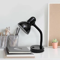 Simple Designs 14.5" Basic Metal Desk Lamp with Flexible Hose Neck