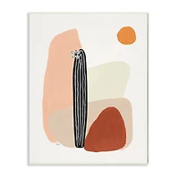 Stupell Industries Brown Terracotta Landscape Desert Cactus Flower Wall Plaque