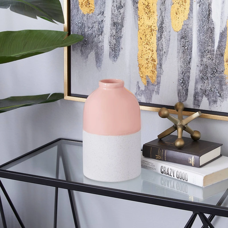 Pink Ceramic Modern Vase