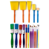 12 Packs: 18 ct. (216 total) Paint Brushes by Creatology®