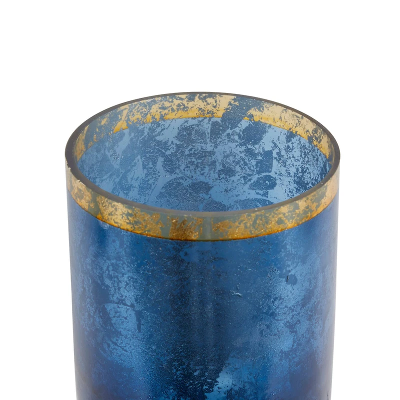 Blue Coastal Candle Holder Set