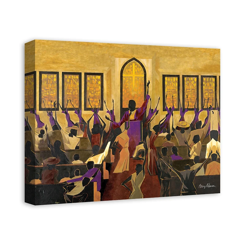 Gospel Church Song 20" x 16" Canvas Wall Art