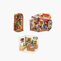 Rolife® Book Store DIY Miniature Kit Bundle