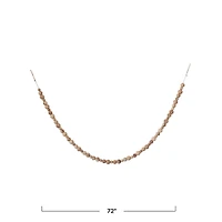 Hello Honey® 6ft. Natural Mango Wood Bead Garland