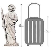 Design Toscano® 3.6ft. St. Jude, Patron Saint of Hopeless Cases Garden Statue