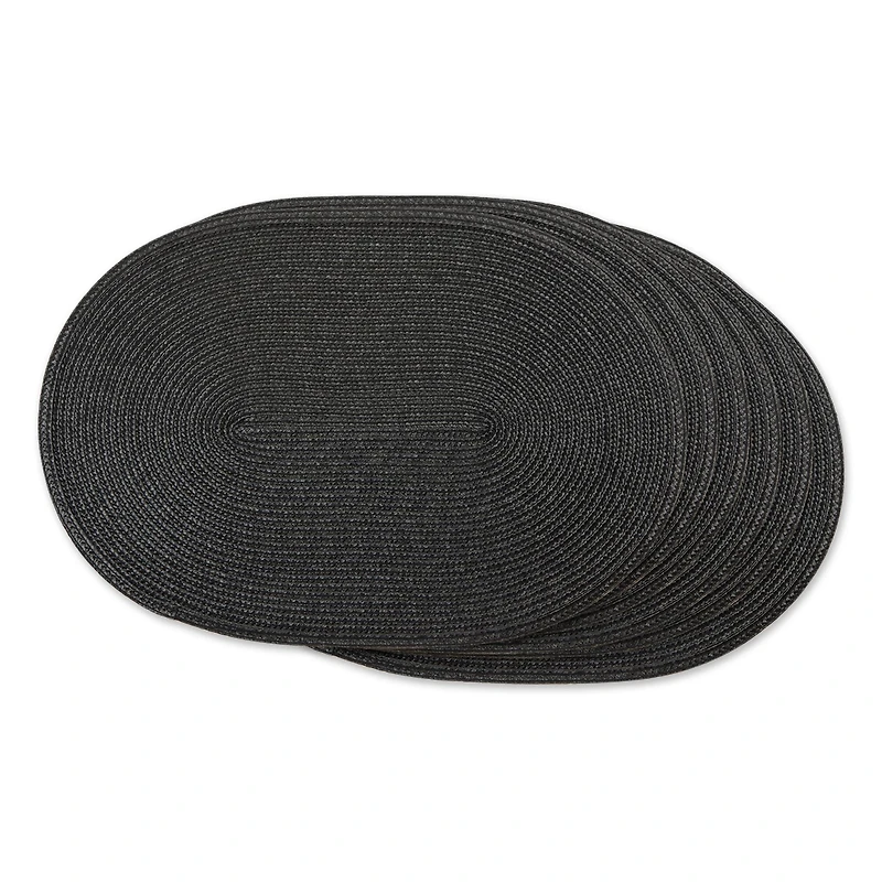 DII® Oval Plastic Woven Placemats