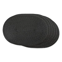 DII® Oval Plastic Woven Placemats