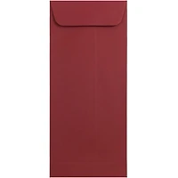 JAM Paper 4.125" x 9.5" Dark Red Policy Business Premium Envelopes