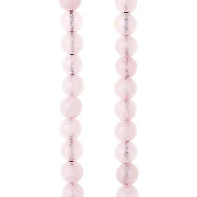 Rose Quartz Round Beads, 8mm by Bead Landing™