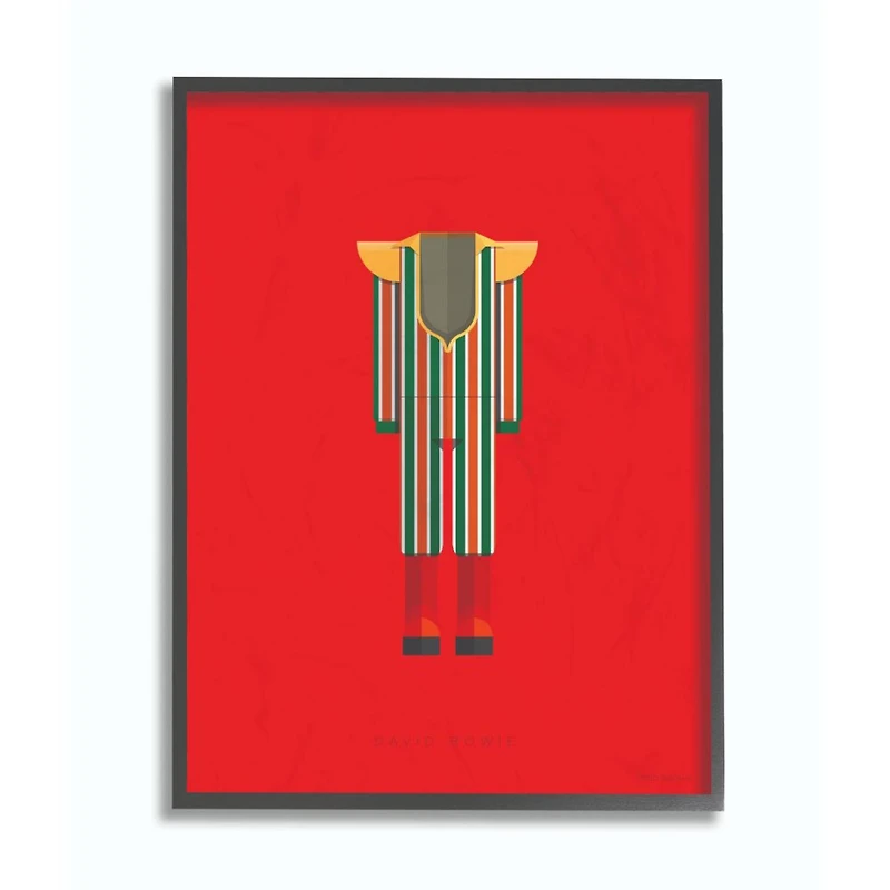 Stupell Industries David Bowie Wall Art in Black Frame