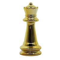 7" Gold Queen Ceramic Tabletop Chess Piece by Ashland®