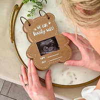 Kate Aspen® Kraft Bear Shape Baby Shower Prediction Advice Card Keepsake Book Set