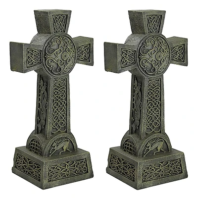 Design Toscano Donegal Celtic High Cross Statue Set