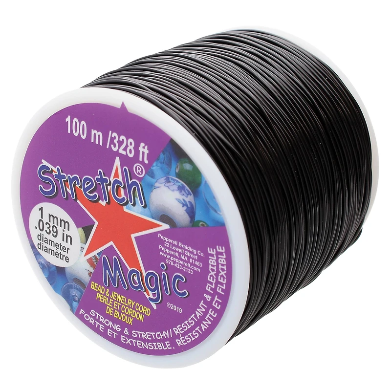 Stretch Magic® 1mm Black Bead & Jewelry Cord