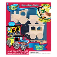 Works of Ahhh... Wood Painting Kit - Choo Choo Train