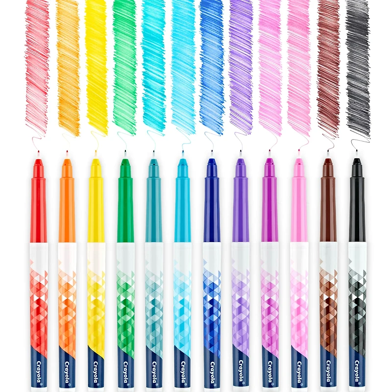 Crayola® Ultra Fine Point Doodle Markers, 12ct.