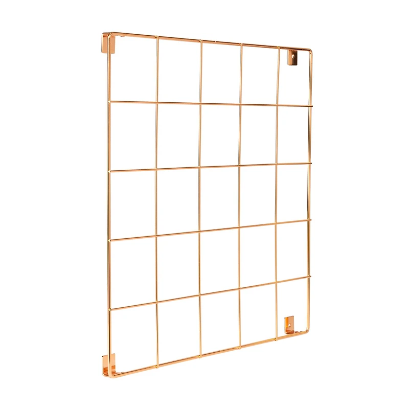 8 Pack: Honey Can Do Rosy Copper Wall Grid Kit
