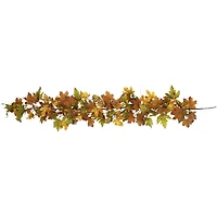 5ft. Maple Leaves & Berries Artificial Fall Harvest Garland