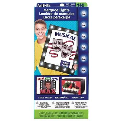 ArtSkills® 14ct. White Marquee String Lights