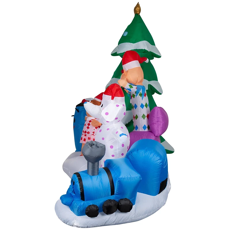 7ft. Airblown® Inflatable Christmas Misfit Toys Scene