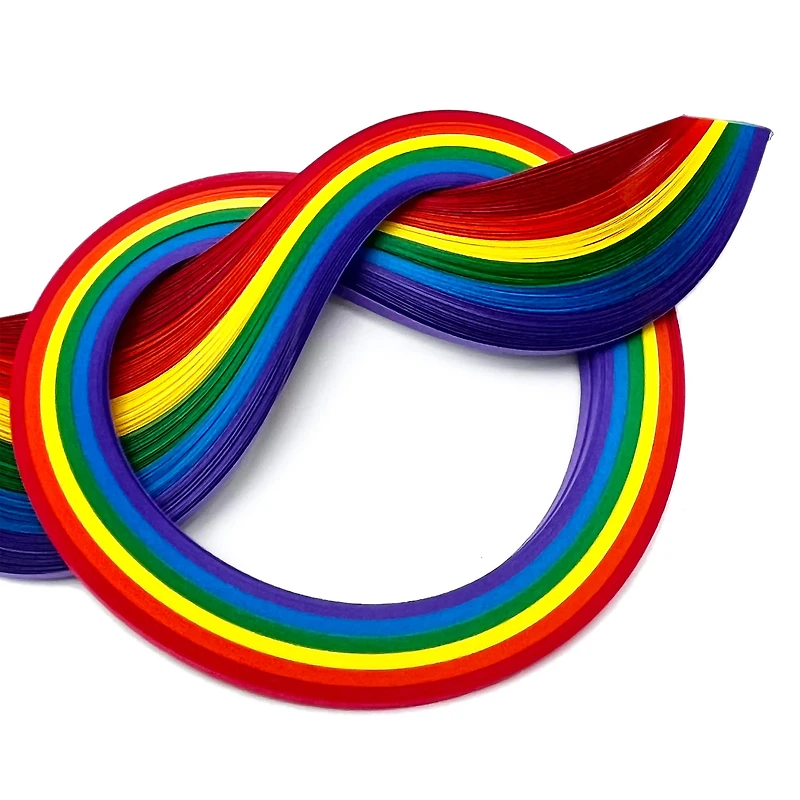 Quilled Creations™ 1/8" Rainbow Mix Quilling Paper