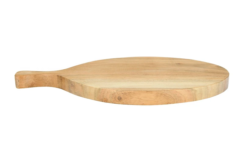 Hello Honey® 10.5" Round Acacia Wood Cheese/Cutting Board with Handle