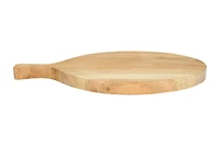 Hello Honey® 10.5" Round Acacia Wood Cheese/Cutting Board with Handle