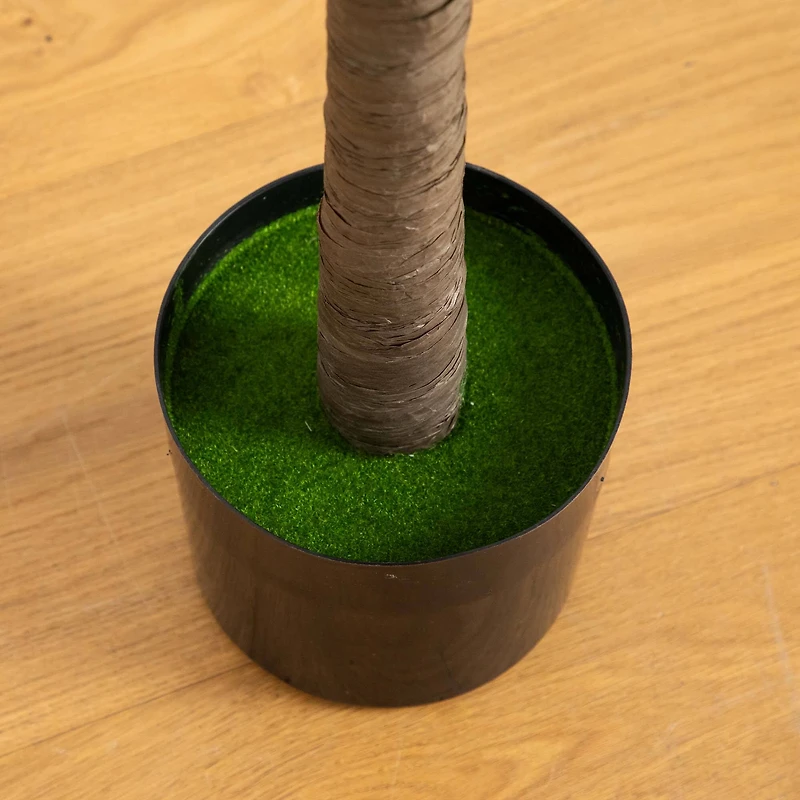 6ft. Potted Pre-Lit Artificial Olive Tree with Warm White LED Lights