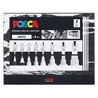 POSCA All White Paint Marker Set