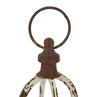 Glitzhome® 22" Farmhouse Distressed Metal Lantern, 2ct.