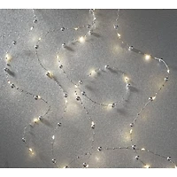 12 Pack: 40ct. Warm White Silver Pearl LED String Lights by Ashland®