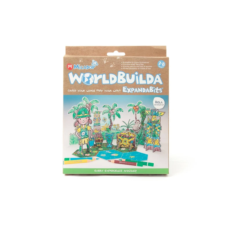 Micador jR. WorldBuilda ExpandaBits: Bela the Archeologist